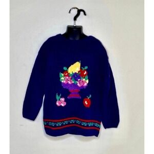 Vintage 1990s Hartstrings Fruit Bowl‎ Sweater
